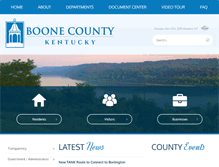 Tablet Screenshot of boonecountyky.org